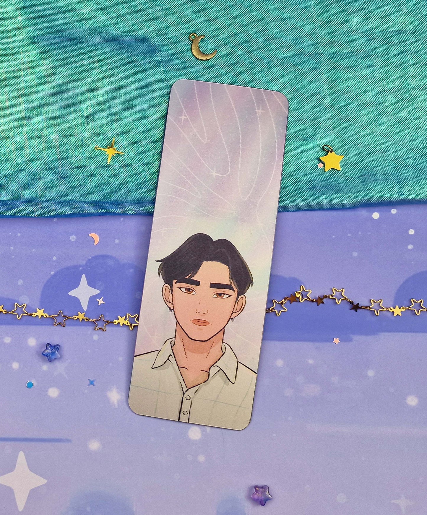 Jinu 3D Lenticular Bookmark: Kpop Demon Hunters Fanart