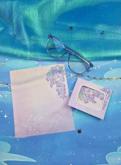 Wisteria DAWN Stationery Bundle | Bookmark | Banner | Lens Cloth | Stickers | Washi Tape | Soft Sunrise Aesthetic Gift Set