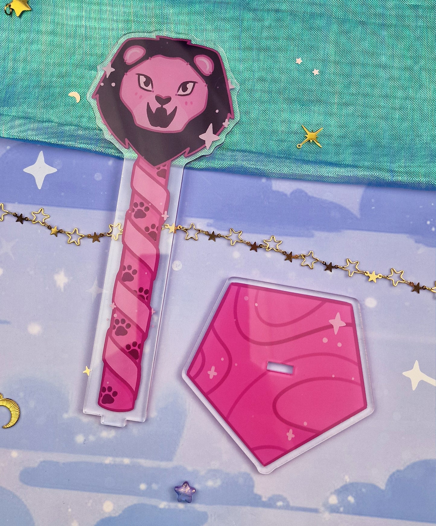 Saja Boys Washi Tape Stand | Desk Accessory | Acrylic Standee | Washi Tape Holder | K-pop Demon Hunters | Cute Desk Decor