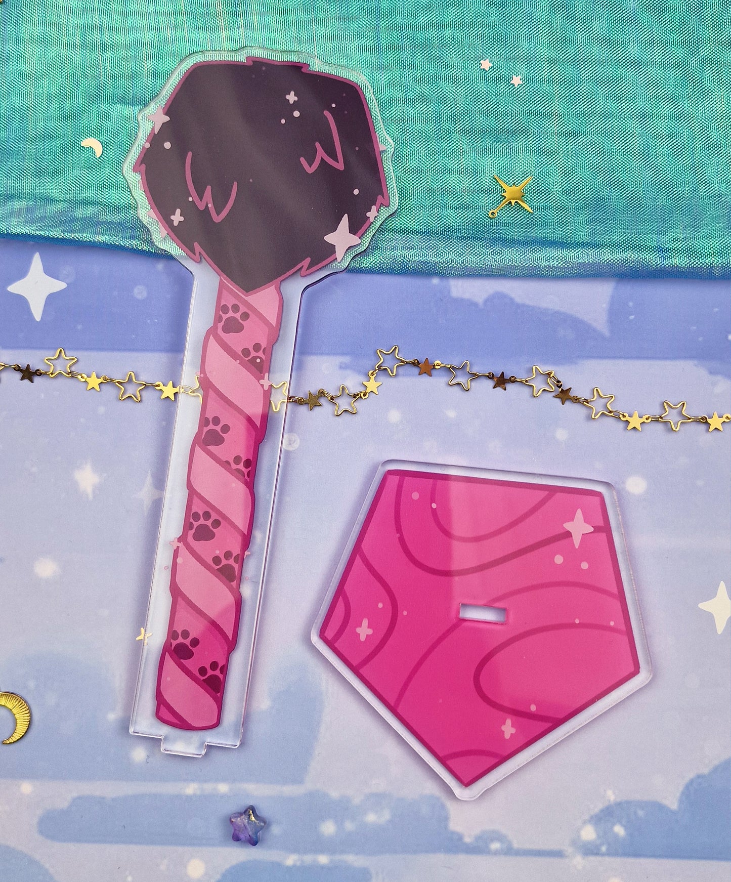 Saja Boys Washi Tape Stand | Desk Accessory | Acrylic Standee | Washi Tape Holder | K-pop Demon Hunters | Cute Desk Decor