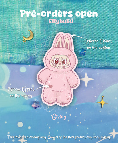 PRE-ORDER: Giving Ellybubu Holographic Sticker
