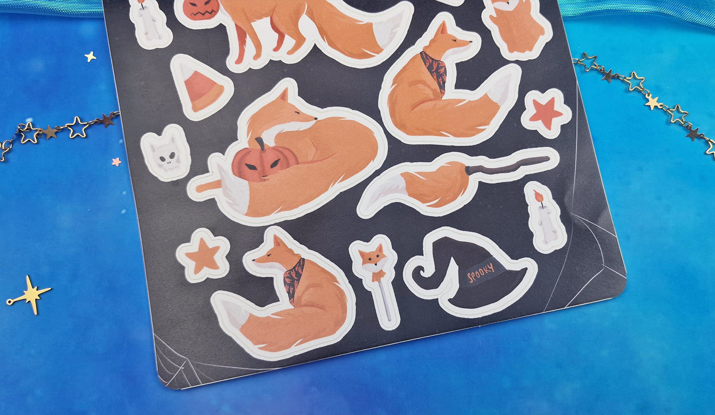 Fox | Halloween | Cute | Spooky | Stickers