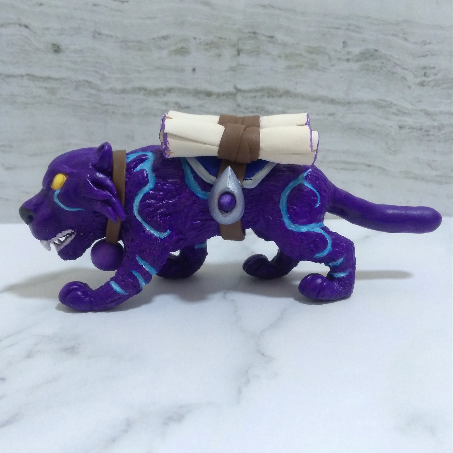 Cat | Game themed | Art Ellyonart | Figure | Brightpaw | Cat companion | Brightpaw pet