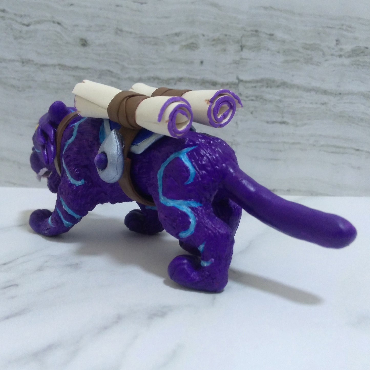 Cat | Game themed | Art Ellyonart | Figure | Brightpaw | Cat companion | Brightpaw pet