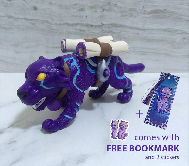 Cat | Game themed | Art Ellyonart | Figure | Brightpaw | Cat companion | Brightpaw pet