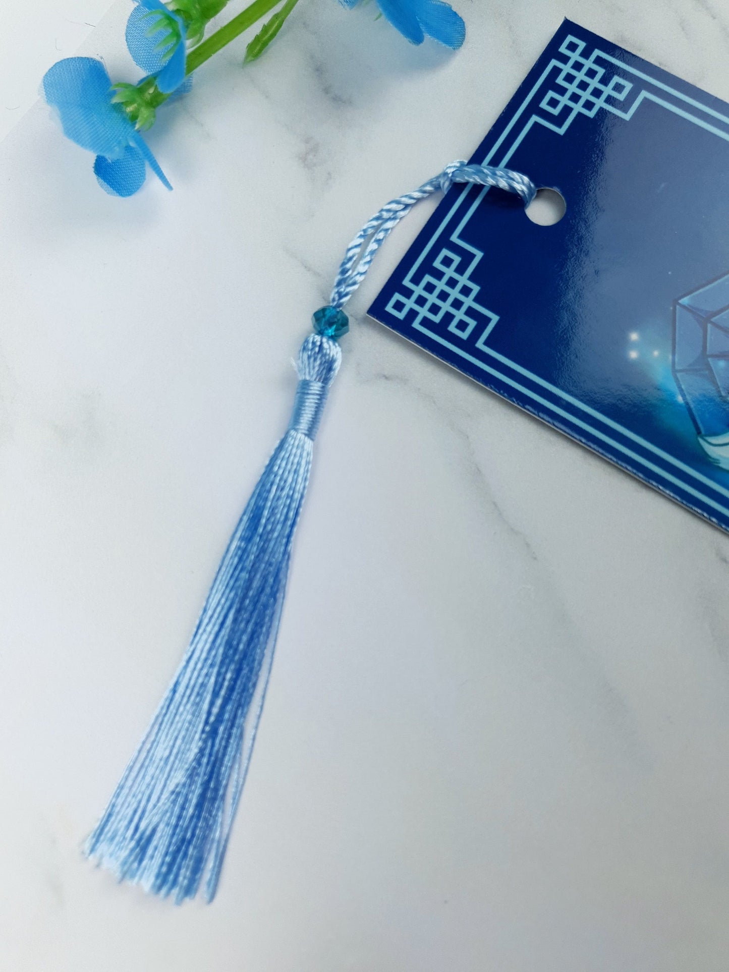 Spectral Ethereal Tiger Bookmark | Celestial Spirit Beast | Glossy or Shattered Glass | Fantasy Game-Inspired Book Gift | Mystical Feline