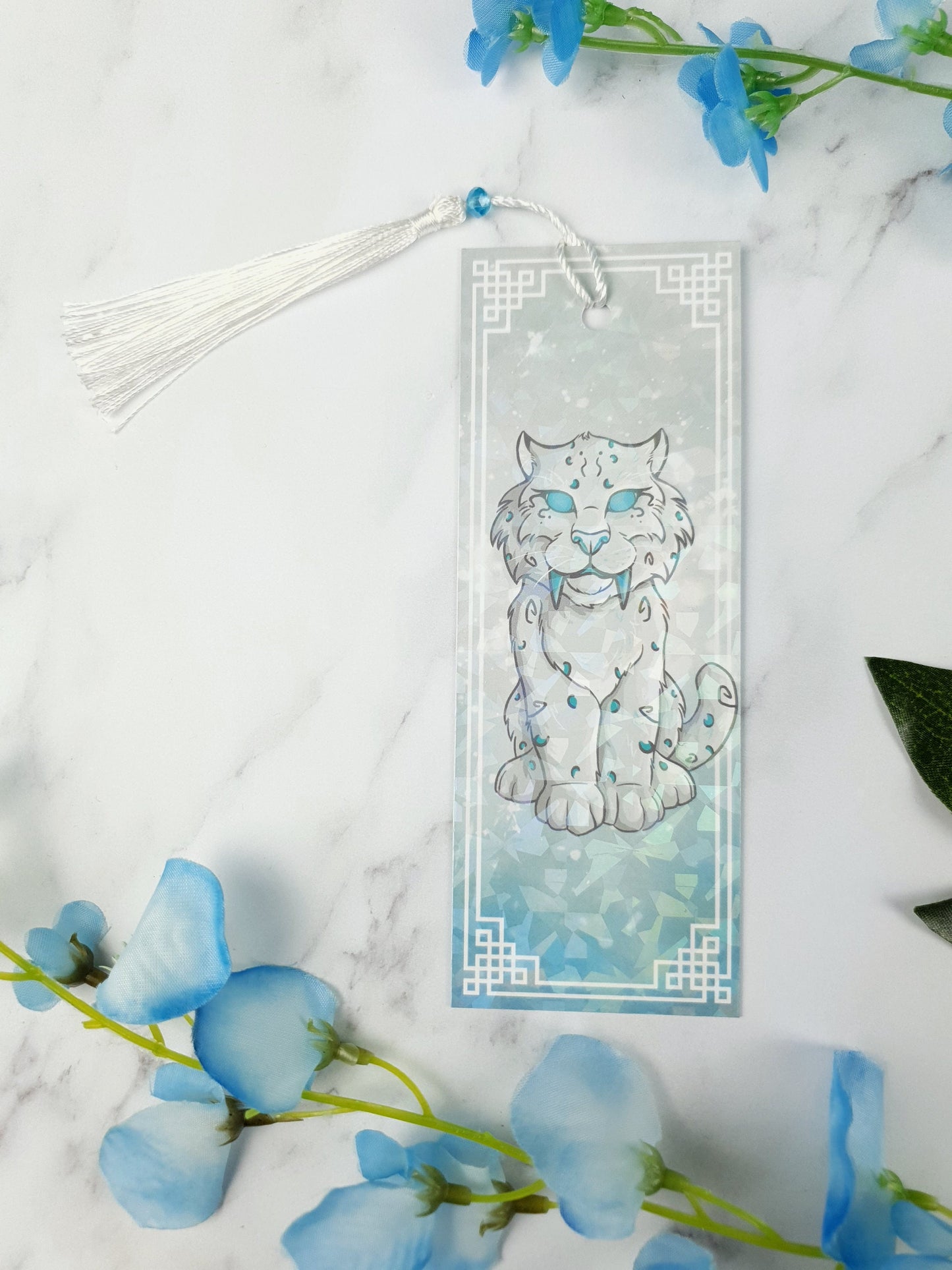 Mystical Spirit Beast Holographic Bookmark | Celestial Spirit Animal | Glossy or Shattered Glass | Fantasy Game-Inspired Book Lover Gift