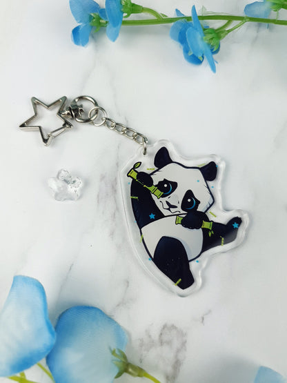 Panda Keyring | Bamboo | Acrylic | Keychain | Cute | Gift | Accessories
