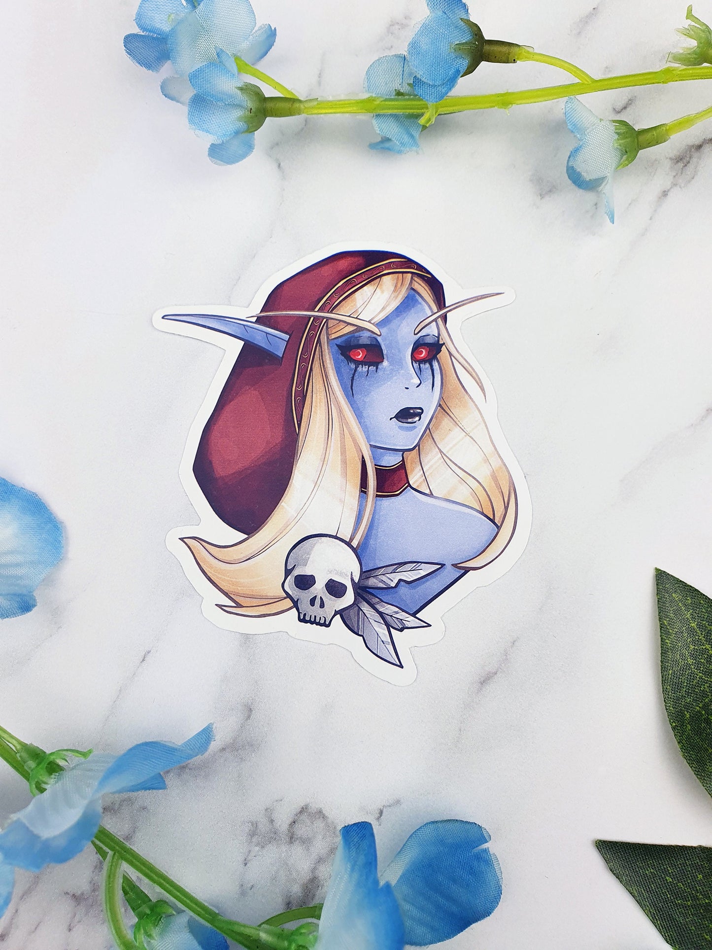 High Elf | Fantasy | Character | game themed | Glossy | Gaming | Ellyonart | Sticker