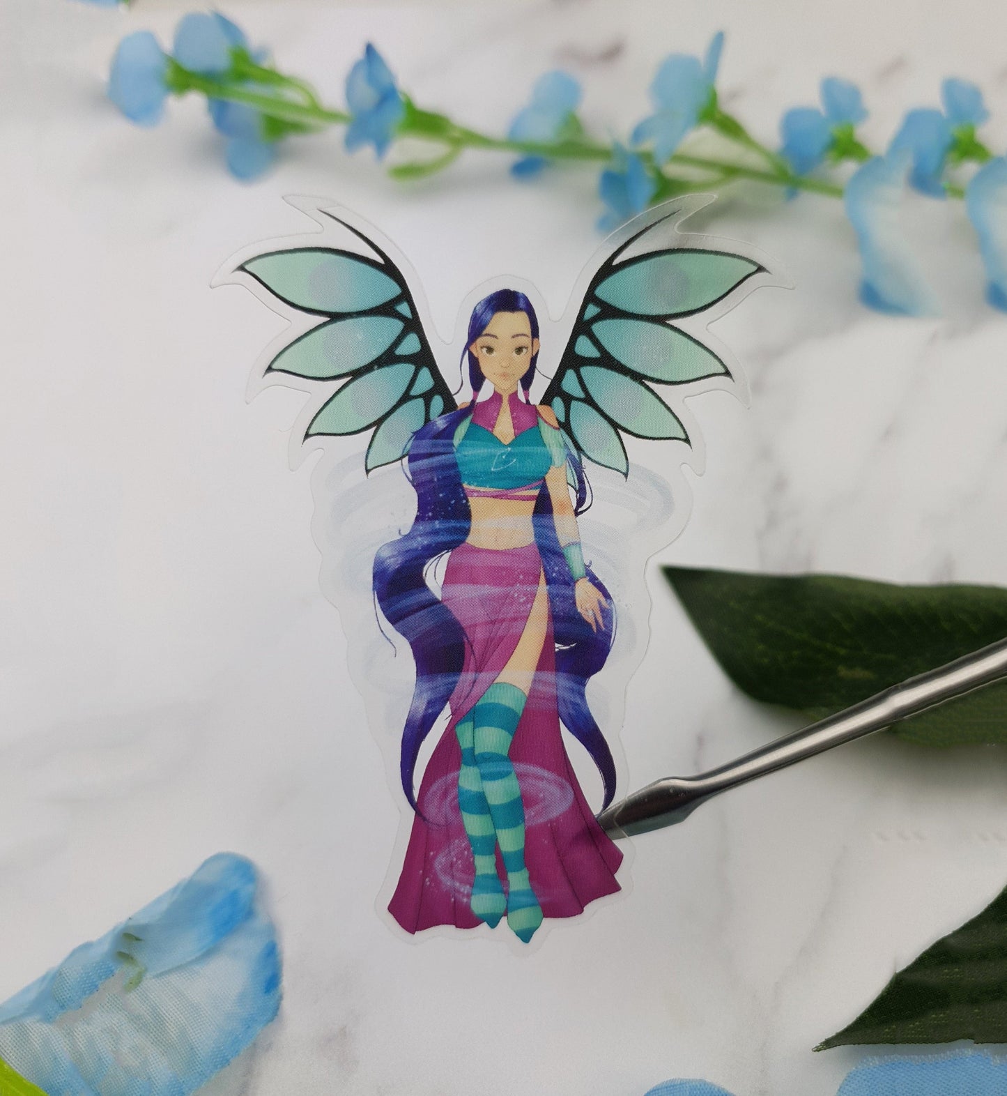 Haylin | Witch | W.i.t.c.h. | Kondrakar | Air | Translucent | Transparent | Scrapbooking | Journaling | Fantasy | ellyonart | Sticker