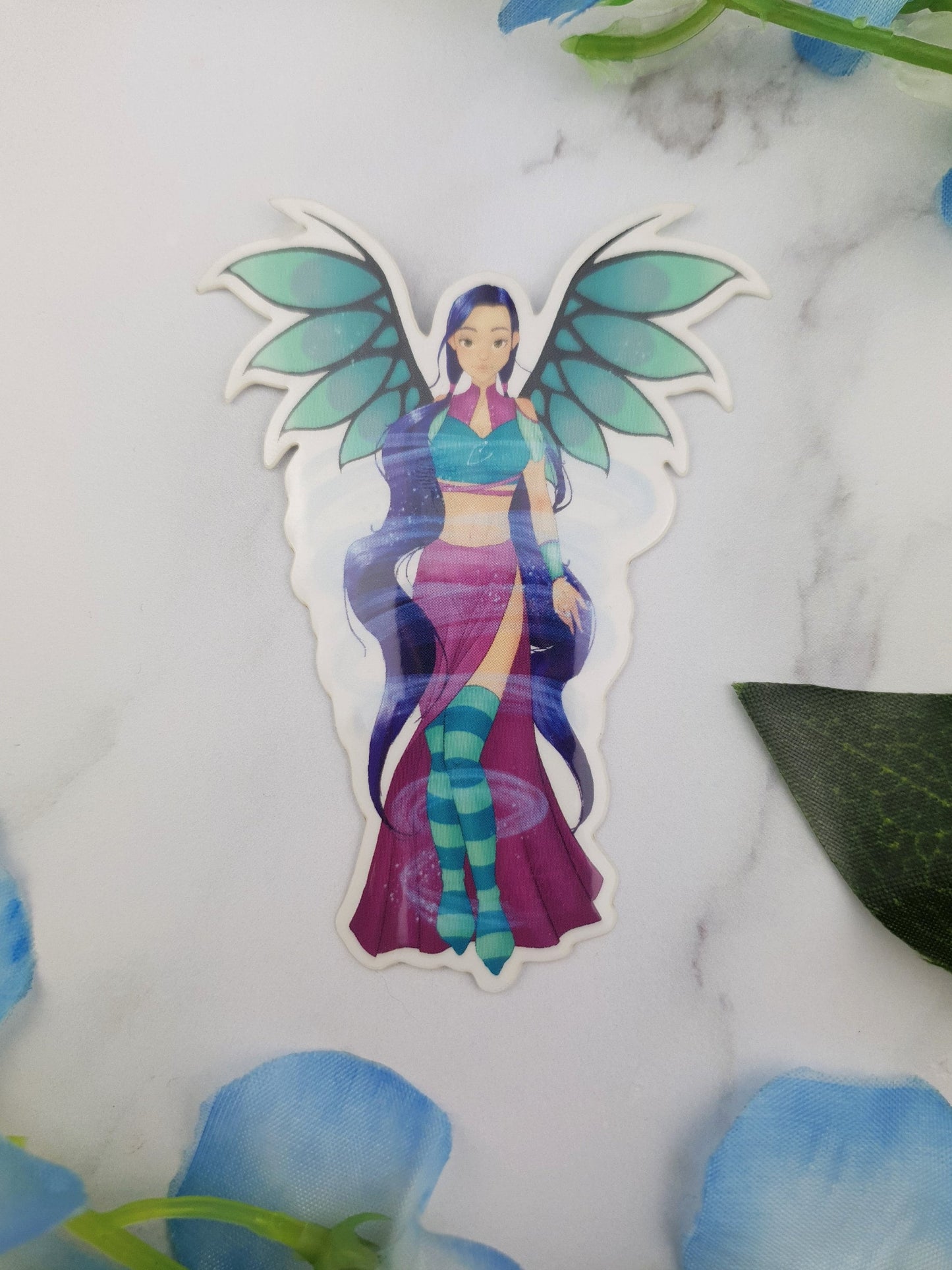 Haylin | Witch | W.i.t.c.h. | Kondrakar | Air | Translucent | Transparent | Scrapbooking | Journaling | Fantasy | ellyonart | Sticker