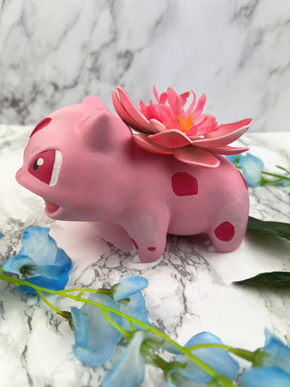 Cute | Pokemon inspired | Lotus | Figure | Bulbasaur | ellyonart | decoration