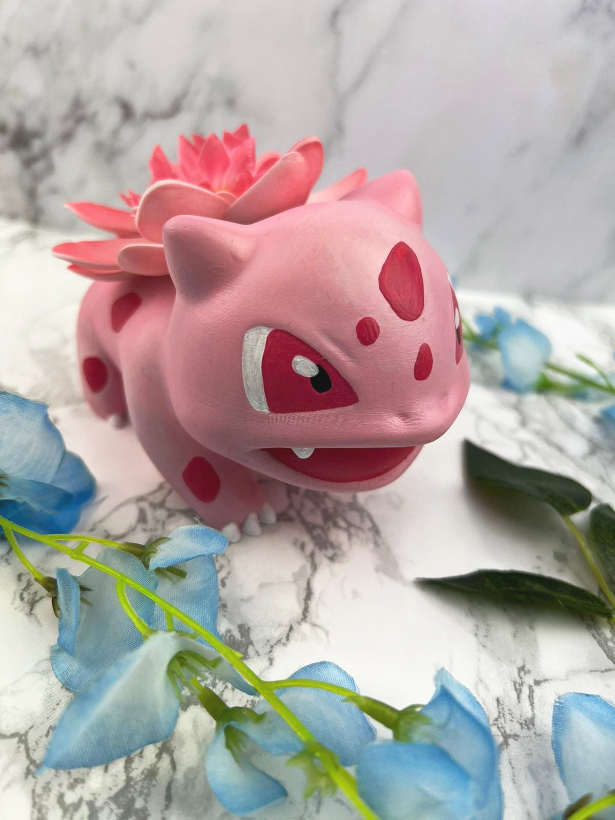 Cute | Pokemon inspired | Lotus | Figure | Bulbasaur | ellyonart | decoration