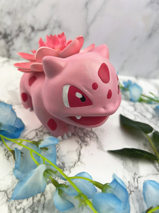 Cute | Pokemon inspired | Lotus | Figure | Bulbasaur | ellyonart | decoration