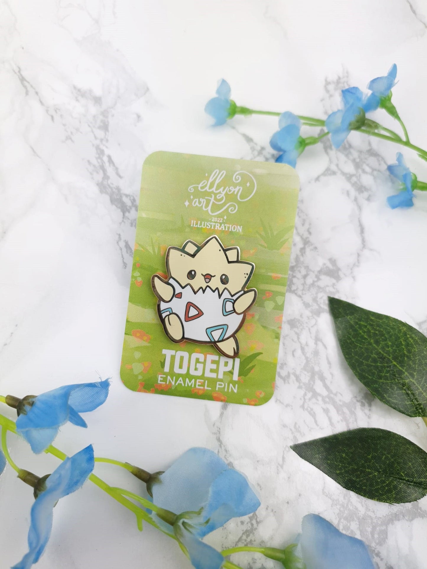 Cute | Collector Pin | Kawaii | Japanese | Anime | Pokemon | Togepi | Lapel Pin | Shiny | Hard Enamel | Lapel | Poképal | ellyonart