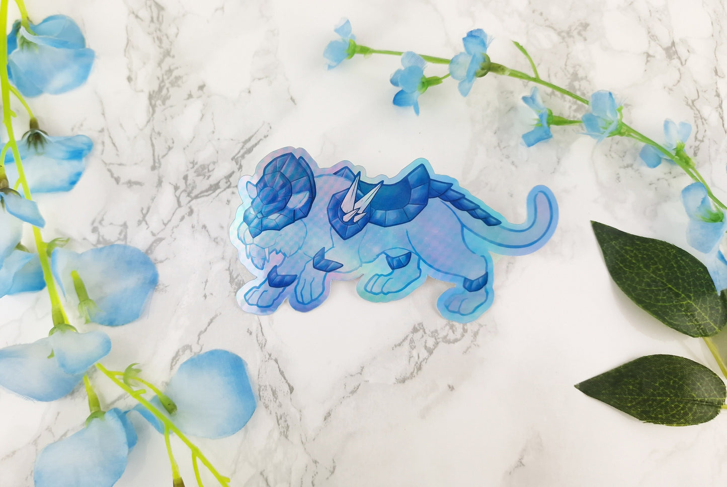 Spectral | Ethereal Tiger | Celestial | Beast | Swift | Game themed | Holographic | Collector | Sticker | Cat | ellyonart