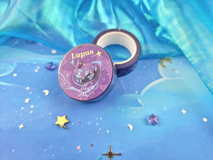 Lupus | COSMOS | Stationery | Galaxy | Kawaii Washi Tape | Constellation | Cosmic | Collection | Journaling | Bunny | ellyonart