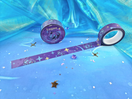 Lupus | COSMOS | Stationery | Galaxy | Kawaii Washi Tape | Constellation | Cosmic | Collection | Journaling | Bunny | ellyonart