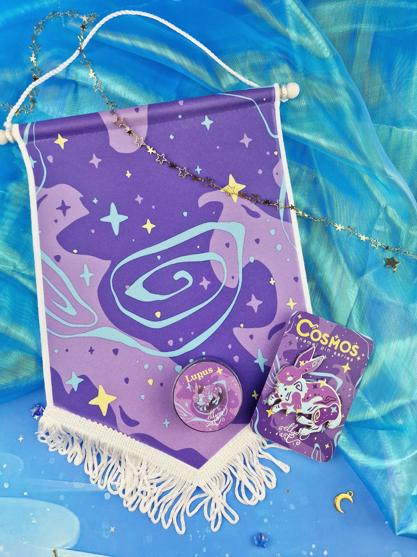 Lupus | COSMOS | Stationery | Galaxy | Kawaii Washi Tape | Constellation | Cosmic | Collection | Journaling | Bunny | ellyonart