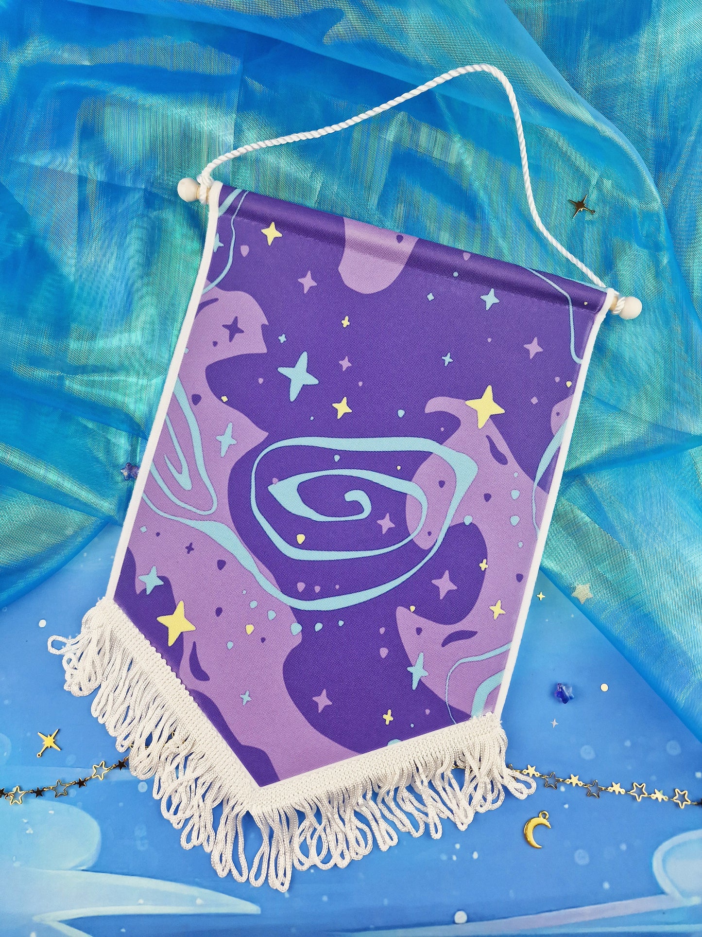 Cetus | COSMOS | Bundle | Enamel Pin | Lapel Pin | Washi Tape | Collection | Banner | Collection | Galaxy | Flag | Gift | ellyonart