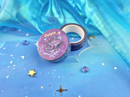 Cetus | COSMOS | Bundle | Enamel Pin | Lapel Pin | Washi Tape | Collection | Banner | Collection | Galaxy | Flag | Gift | ellyonart