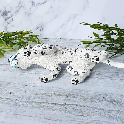 White Leopard | Snow Leopard | Spirit Animal | Cat | Fantasy | Magical | Game themed | Figure | Figurine | Sculpture | ellyonart