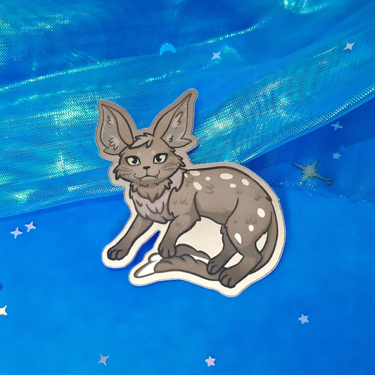 Cat | Cute | Palcat | Game themed | Sandy | Snowy | Island | Nocturnal | Holographic | Scrapbooking | Magical | ellyonart | Sticker