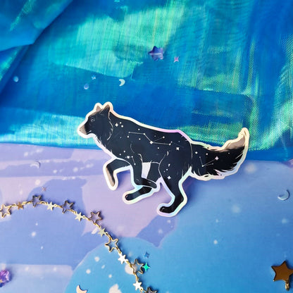 Dog | Chinese Year | Holographic | Star | Celestial | Universe | Galaxy | Zodiac | Sticker