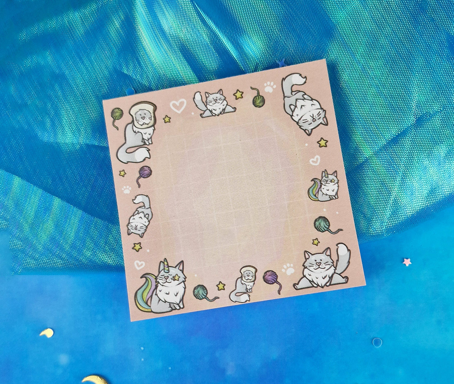 Tigger the Cat | Bundle | Cats | Stickers | Scrapbooking | Memo Pad | Planner Pad | Cosy | Cute | Kawaii | Sticker Sheet | ellyonart