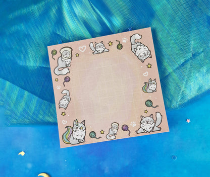 Tigger the Cat | Bundle | Cats | Stickers | Scrapbooking | Memo Pad | Planner Pad | Cosy | Cute | Kawaii | Sticker Sheet | ellyonart