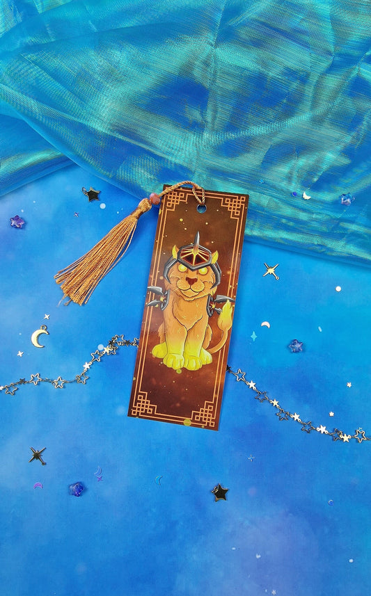 Fire Kitten | Cat | Fire Cat | Firelands | Glossy | Holographic | Game themed | Bookmark