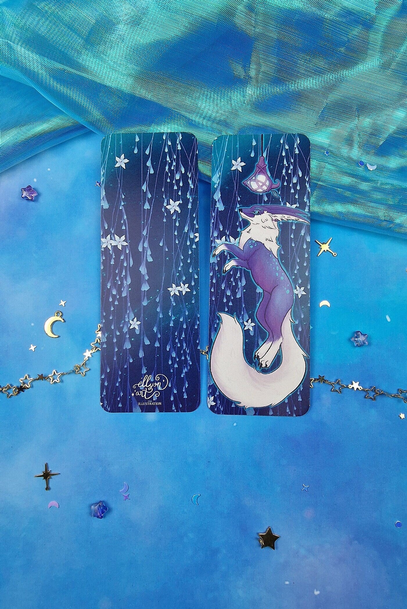 Vulpine | Fantasy Fox | Fantasy | Reading | Book | Game themed | Animal Magical | Bookmark