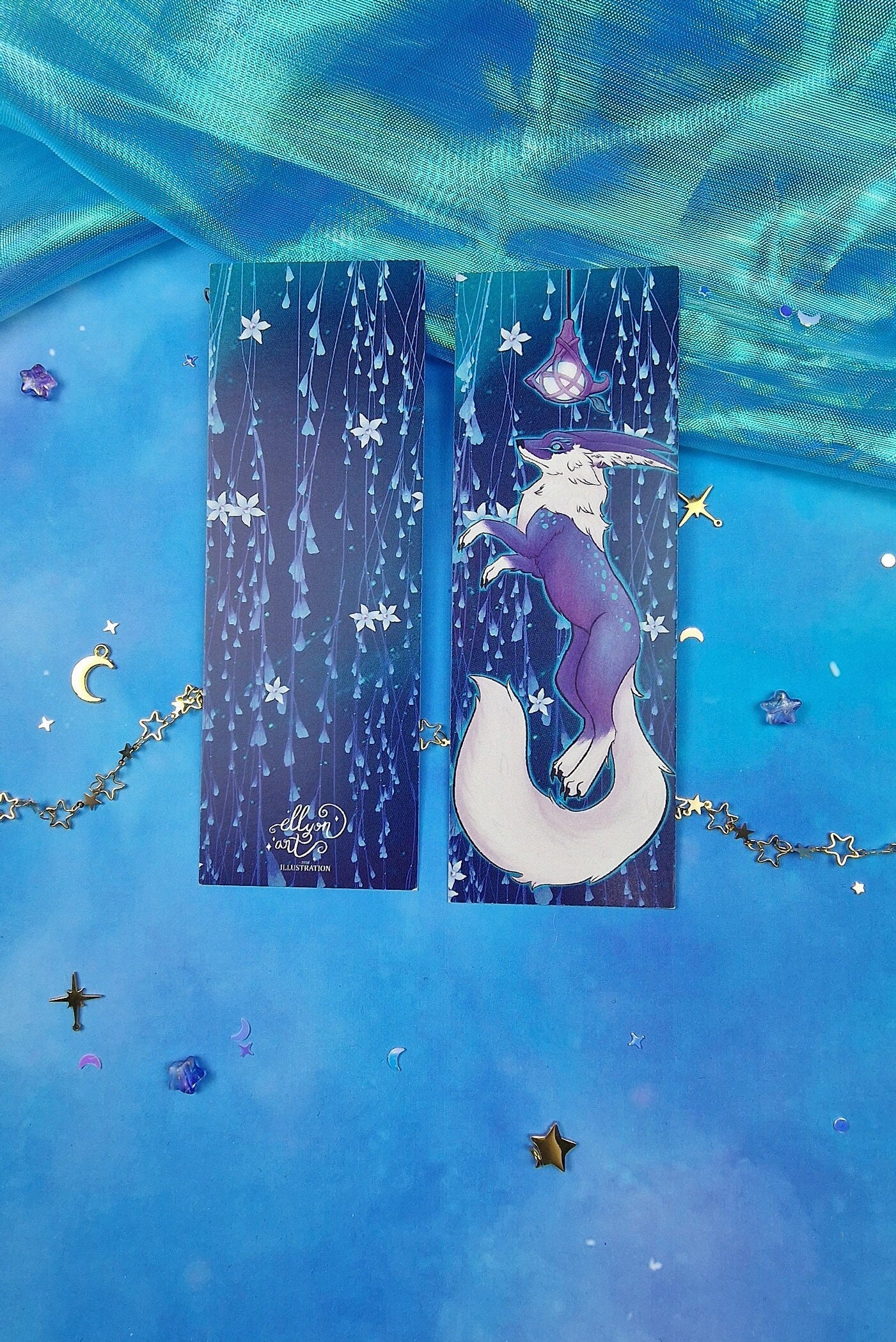 Vulpine | Fantasy Fox | Fantasy | Reading | Book | Game themed | Animal Magical | Bookmark