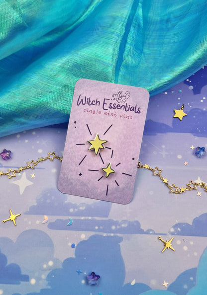 Witch Mini Stars | Witch Essentials | series | collection | Witchcraft | ellyonart | Enamel Pin | Lapel Pin | Pin Badge | Fantasy | Gift