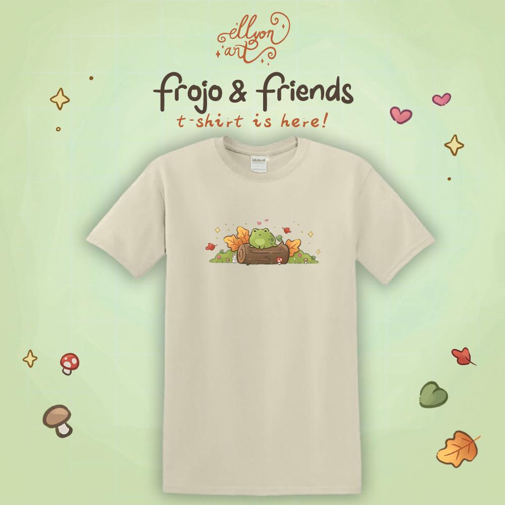 Frojo and Friends | T-Shirt | Sticker | Bundle | Frog | Collection | Fall | Autumn | Halloween | Froggie | Bunny | Season | ellyonart