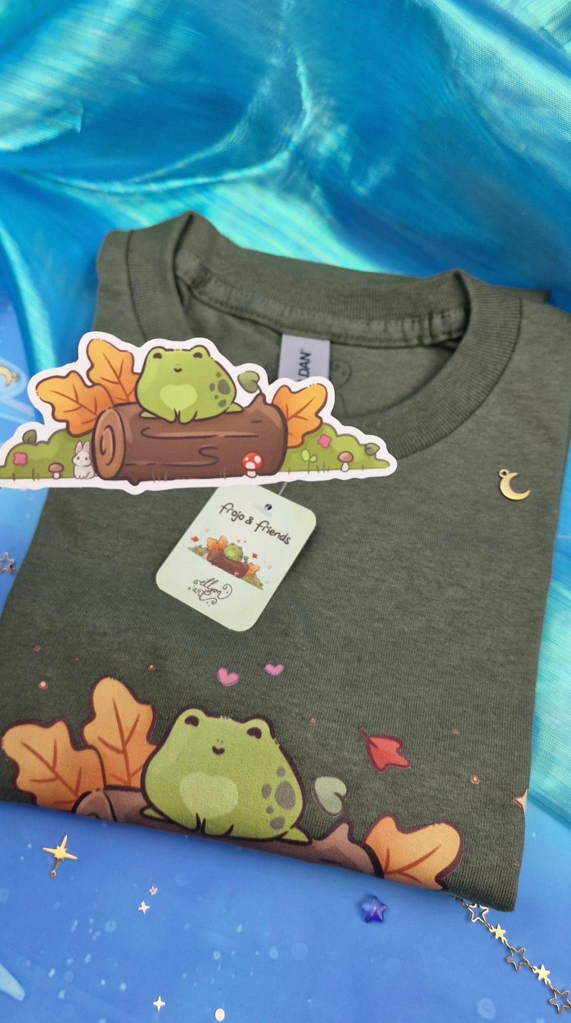 Frojo and Friends | T-Shirt | Sticker | Bundle | Frog | Collection | Fall | Autumn | Halloween | Froggie | Bunny | Season | ellyonart