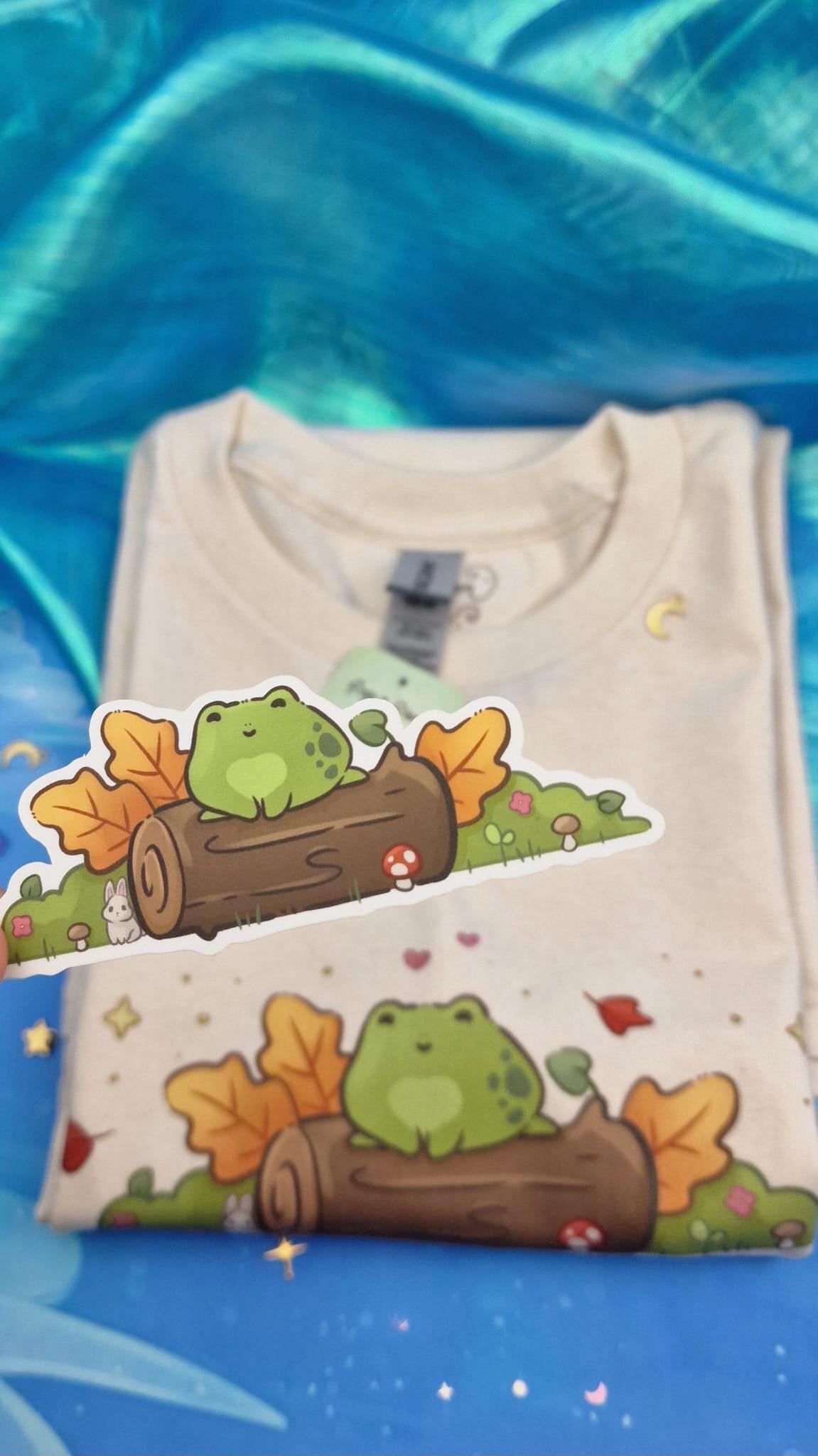 Frojo and Friends | T-Shirt | Sticker | Bundle | Frog | Collection | Fall | Autumn | Halloween | Froggie | Bunny | Season | ellyonart