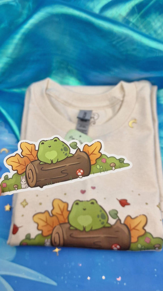Frojo and Friends | T-Shirt | Sticker | Bundle | Frog | Collection | Fall | Autumn | Halloween | Froggie | Bunny | Season | ellyonart