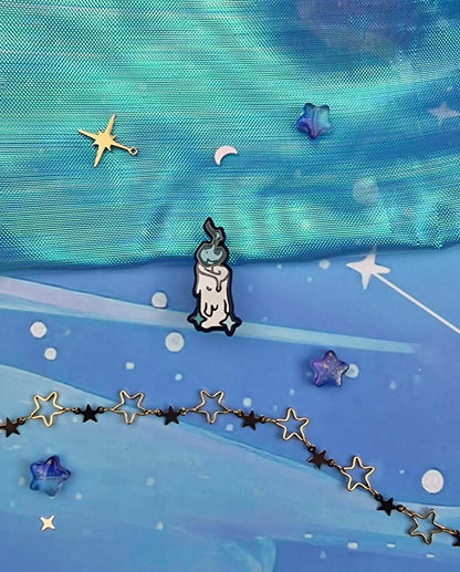 Phantasmal | Collection | Spirits of the Dead | Cat | Candle | Skull | Halloween | ellyonart | Enamel Pin | Pin Badge | Spooky | Gift