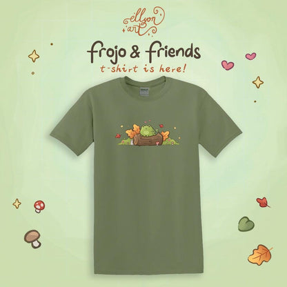 Frojo and Friends | T-Shirt | Sticker | Bundle | Frog | Collection | Fall | Autumn | Halloween | Froggie | Bunny | Season | ellyonart