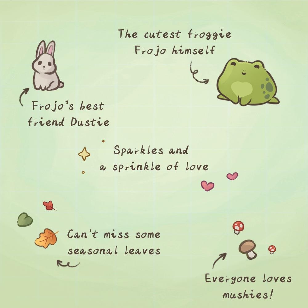 Frojo and Friends | T-Shirt | Sticker | Bundle | Frog | Collection | Fall | Autumn | Halloween | Froggie | Bunny | Season | ellyonart