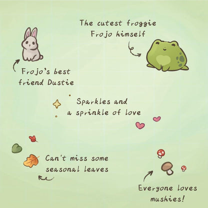 Frojo and Friends | T-Shirt | Sticker | Bundle | Frog | Collection | Fall | Autumn | Halloween | Froggie | Bunny | Season | ellyonart